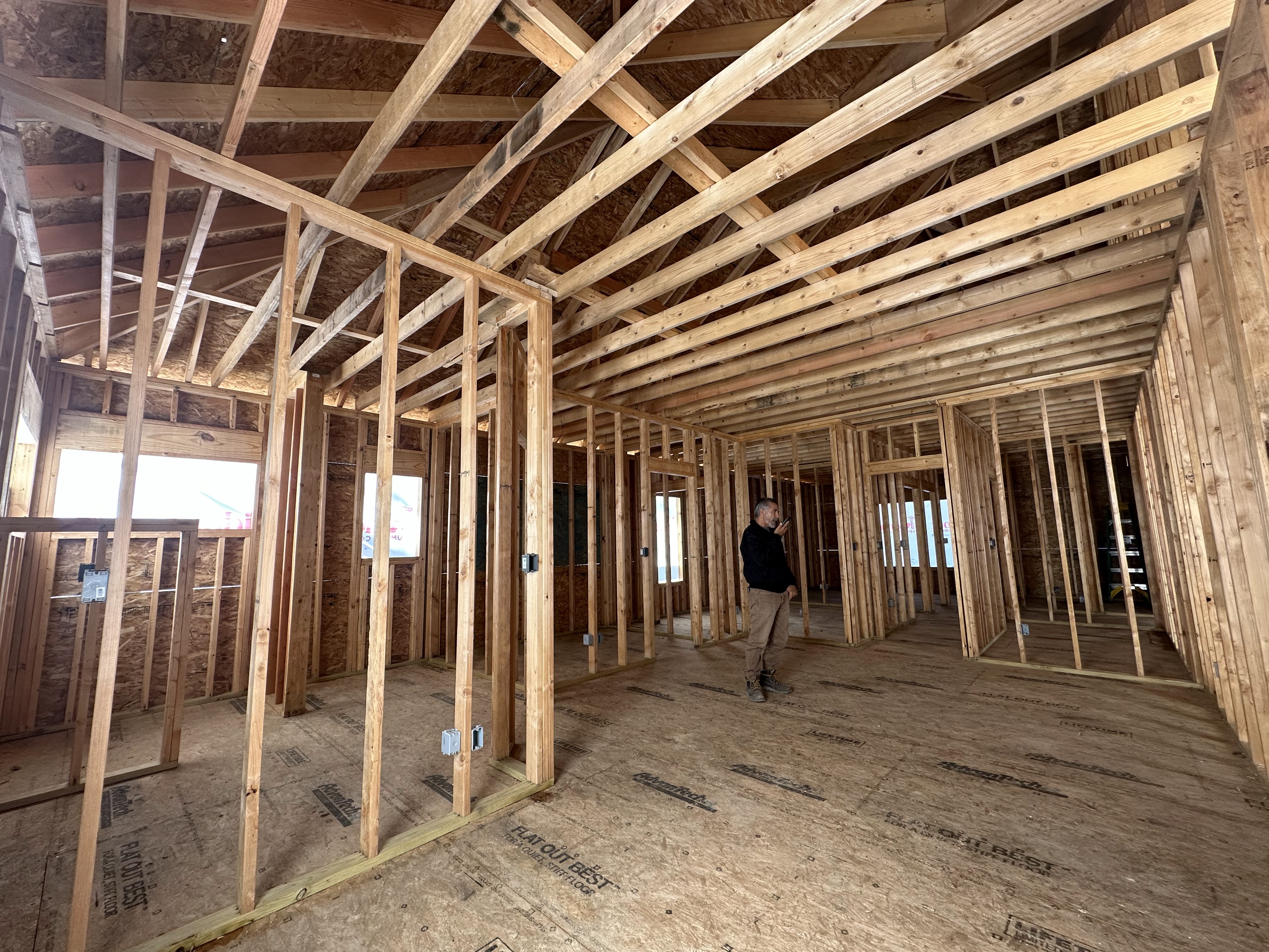 Exterior painting work